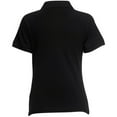thumbnail image 2 of Fruit Of The Loom- Polo de manga corta 65/35 para mujer (Negro), 2 of 2