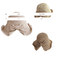 thumbnail image 3 of Delayuji Sun Hats For Women UV Protection Foldable Wide Brim Breathable Casual Bucket Hat Summer Travel Portable Foldable sun Hat Outdoor Daily beach hat, 3 of 4