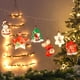 thumbnail image 2 of Decoración navideña Luces LED Muñeco de nieve Calcetines Copo de nieve Luces C oso de fresa Electrónica, 2 of 5