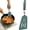 C, variant on Flexible Silicone Turner Spatula, Heat Resistant Flat Pancake Flipper, Non Stick Kitchen Cooking Utensil for Griddle Eggs Burgers, A
