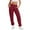 Wine, variant on QBGSAY Women Sweatpants With Pockets Bottom With Pockets Casual Baggy Sweatpants Lightweight Pantalones