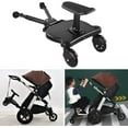 thumbnail image 2 of Toddlers Stroller Board Attachment Baby seat with Detachable - 2 in1 Sit and Stand up Buggies and Prams Toddler to Ride - Black, 2 of 8