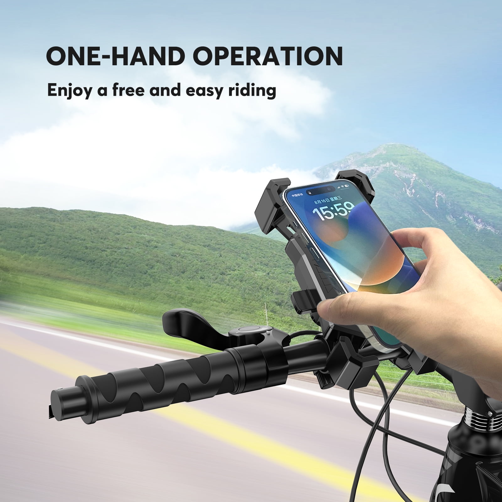 Quad Lock Best Waterproof Bike Phone Holder Waterproof Best