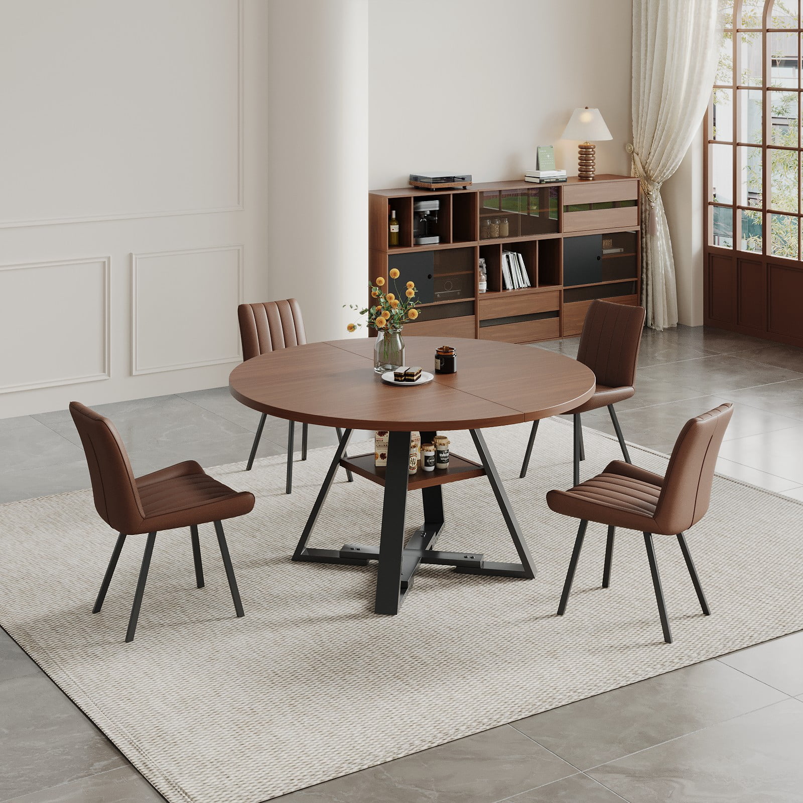Round Dining Table Boxwood 115cm