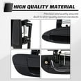 thumbnail image 4 of KOJEM Door Handle Smooth Black Exterior Outside Compatible with 2002-2006 Nissan Altima, 4 of 7