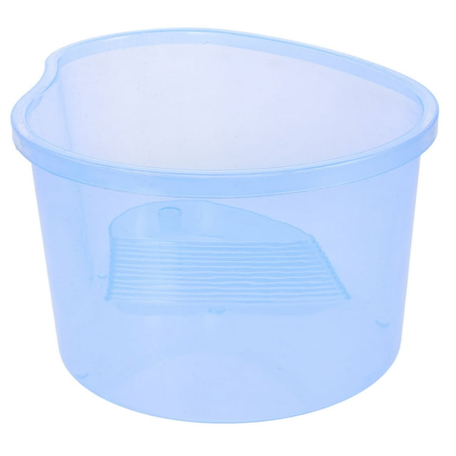 Luxshiny Pet Turtle Tank 1Pack Rectangular Plastic Reptile Terrarium 25.5X0.3937In Safe Usage