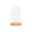 12x21cm, variant on Cloche Bell Jar Wooden Base Round Display Storage Decoration Portable Decorative Dessert Cover for Birthday Gift 12x25cm
