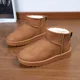 thumbnail image 5 of Nuevos botines planos con plataforma para hombre, botas de nieve de gamuza de felpa, zapatos casuales cálidos, invierno 2021, nuevos zapatos gruesos de moda gótica, botas Chelsea para hombre, 5 of 5