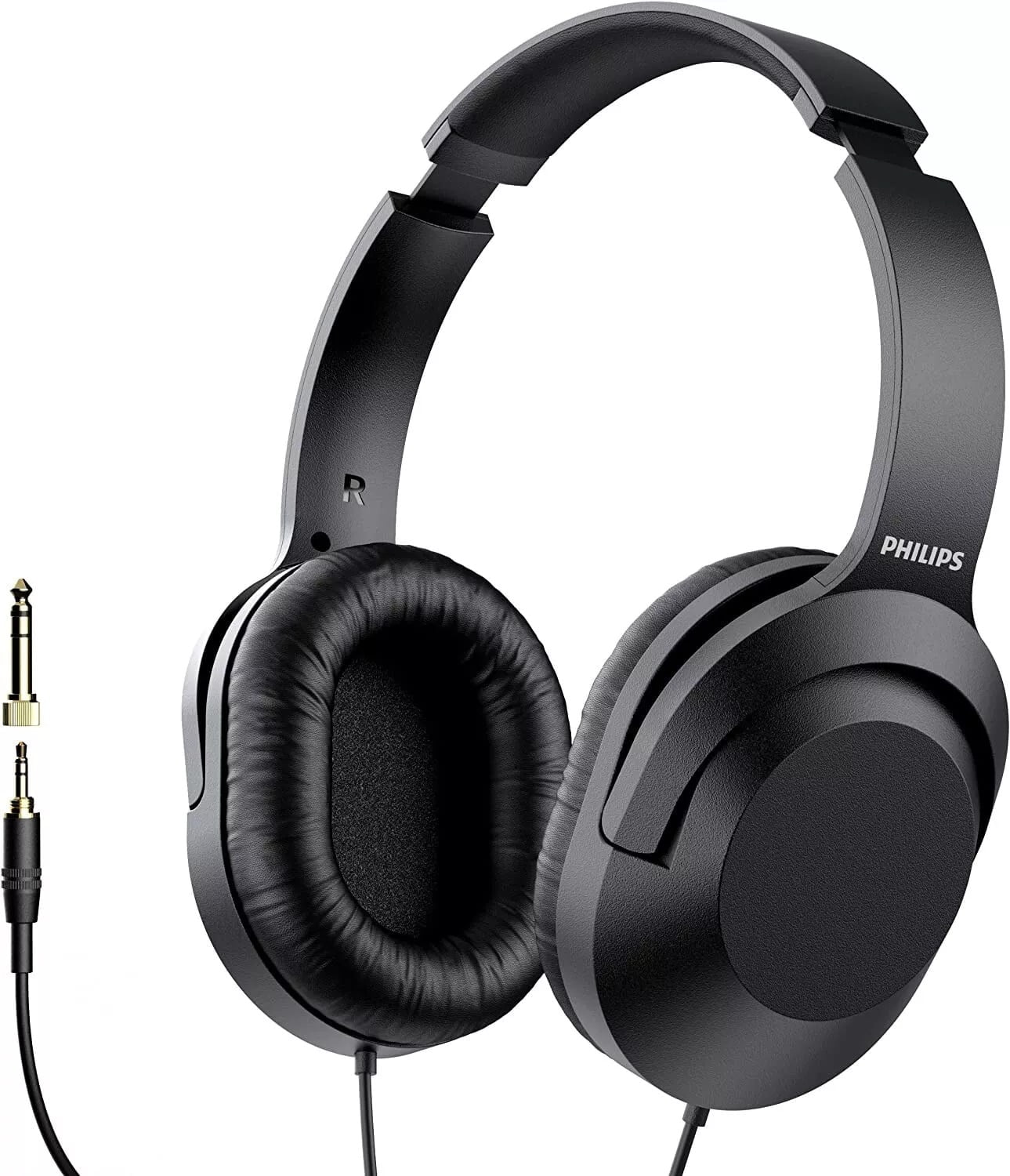 フィリップス SHP6000 ブラック Amazon.com: Philips SHP6000 Wired Headphones Studio Monitor