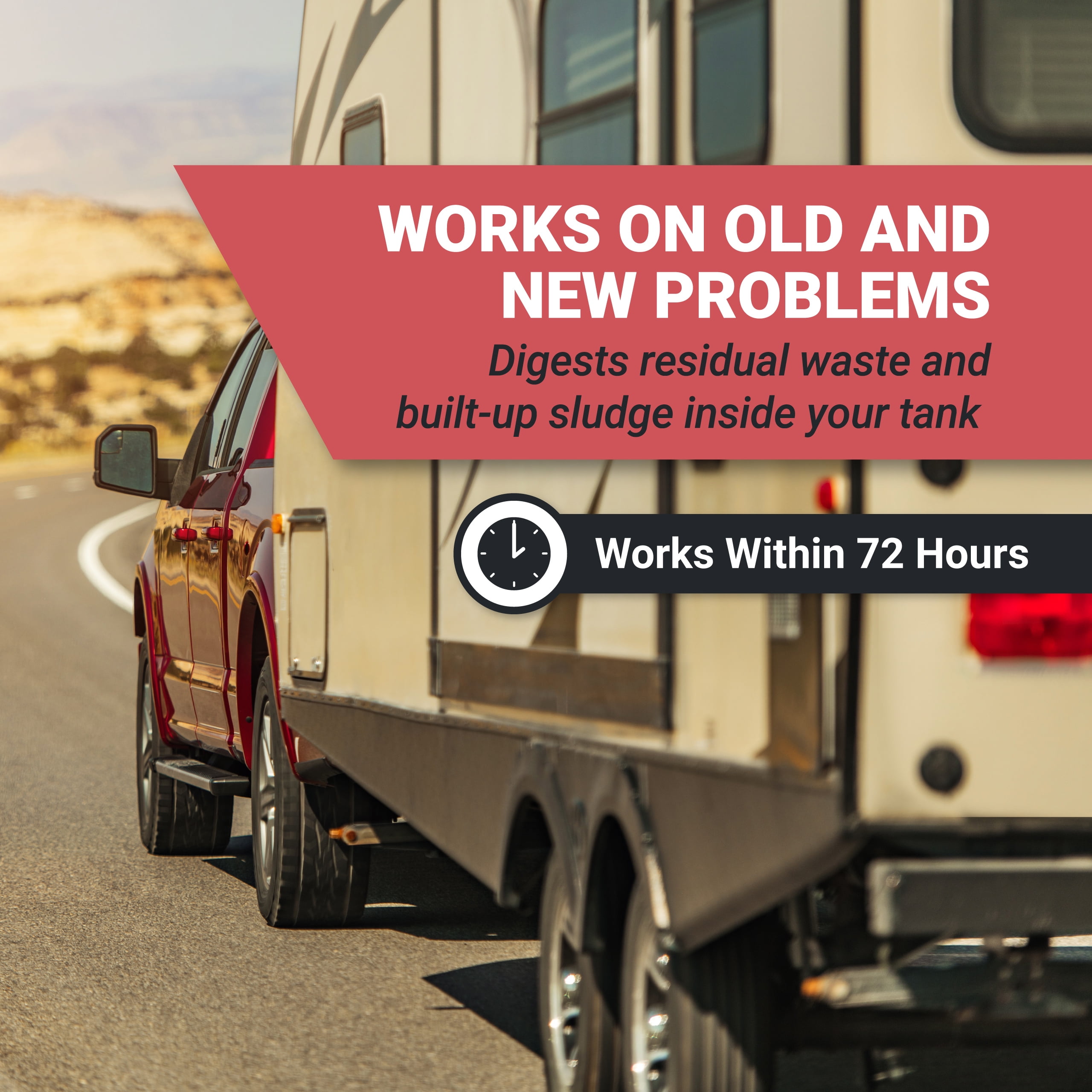 Unique Restore-It RV Tank Sensor Cleaner Liquid, Restore and Clean RV Black Tank Sensors (32 oz)