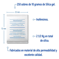 thumbnail image 2 of Gel de Sílice 10g 250pz Silica Gel Para Humedad DeseCamen SOBRES 10G, 2 of 2