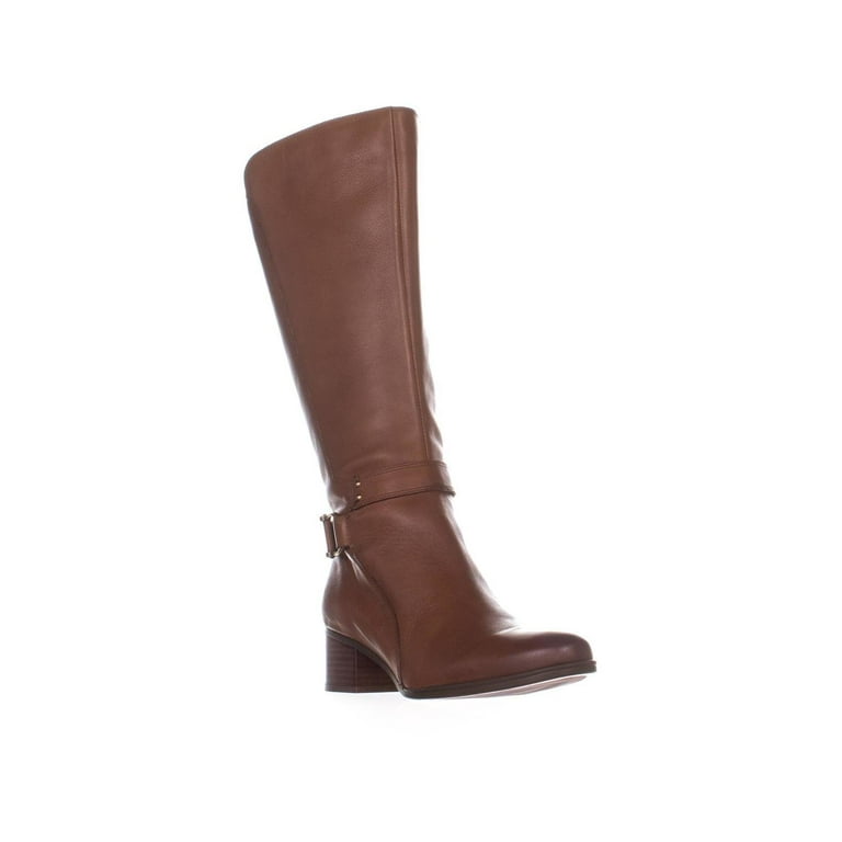 Womens naturalizer Dane Wide Calf Knee High Boots Light Maple