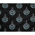 thumbnail image 4 of oneOone Polyester Lycra Fabric Leaves & Floral Block Printed Craft Fabric BTY 56 Inch Wide, 4 of 4