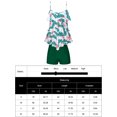 thumbnail image 2 of Tankini Swimsuits for Women Layered Ruffle Flounce Tankini Top with Boyshorts Two Piece Bathing Suits, 2 of 9