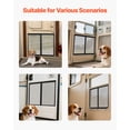 thumbnail image 6 of VEVOR RV Screen Door Protector, 24.5 x 20 inch Door Grille, Easy to Install and Disassemble, Reinforced Breathable Protective Mesh, Aluminum Alloy Camper RV Entry Protector for Pet Protection, Black, 6 of 9