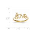 thumbnail image 3 of Ladies 14K Yellow Gold Polished Love Ring, 3 of 4