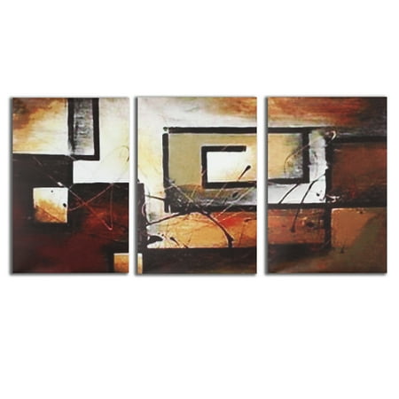 Large Living Room Art Meigar 3 Panels No Frame Large Modern Gallery Wrapped Contemporary Giclee Canvas Prints Wall Art Living Room Bedroom Home Decor ()