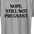 thumbnail image 3 of Instant Message - Sassy Holiday Still Not Pregnant - Women's Short Sleeve Graphic T-Shirt, 3 of 6