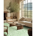 thumbnail image 2 of Jamfeel 5x8 Area Rugs for Living Room Modern Abstract Print Carpet Soft Low Pile Washable Rugs Bedroom, Home Decor, Green, 2 of 8