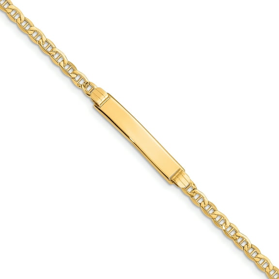 14K Yellow Gold ID Bracelet