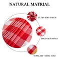 thumbnail image 3 of Mantel ShinyBeauty, 54 x 54 pulgadas, rojo y blanco a cuadros, paquete de 4, 3 of 6