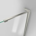 thumbnail image 5 of DreamLine Unidoor-LS 53-54 in. W x 72 in. H Frameless Hinged Shower Door in Brushed Nickel, 5 of 7