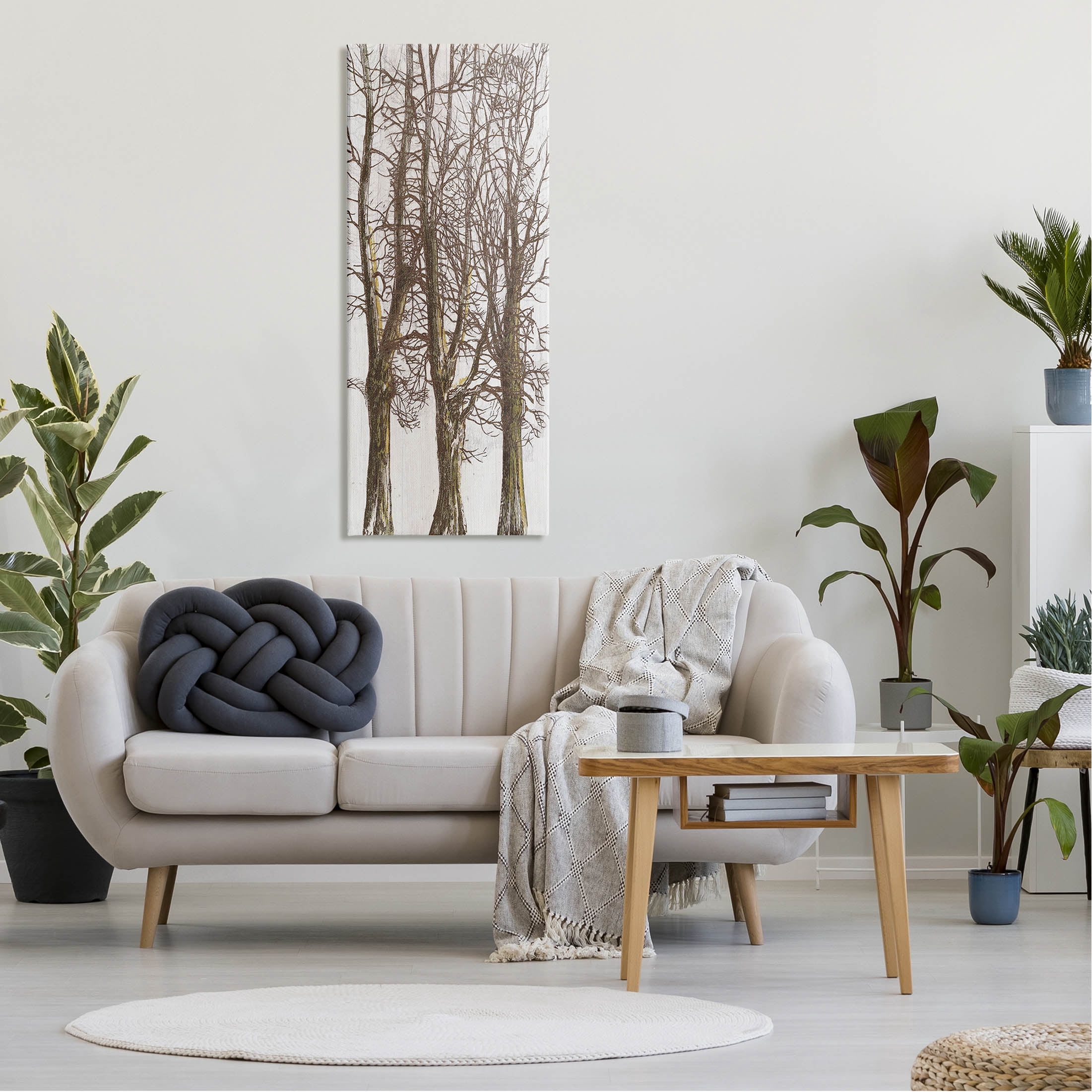 Stupell Industries Woodland Winter Tree Branches Graphic Art Gallery Wrapped Canvas Print Wall Art, Design by Lil' Rue