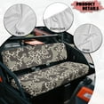 thumbnail image 6 of Garronmavis UTV Seat Covers Protection with Elastic Edges Easy to Install UTV Accessories Polyester Fabric Compatible with Kawasaki Mule 4010 4x4(2009-2025) Leopard Camo, 6 of 7