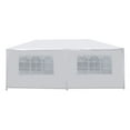thumbnail image 3 of ZENSTYLE Gazebo Party Outdoor Tent in White,10 x 20' with 6 Side Walls Wedding Canopy Cater Events, 3 of 7