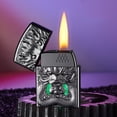 thumbnail image 4 of Black Intelligent Voice Control Electronic Lighter Usb Rechargeable Metal Windproof Lighter With Multiple Ignition Modes For Outdoor Indoor Use Kitchen Bbq Camping Gift For Men, 4 of 5
