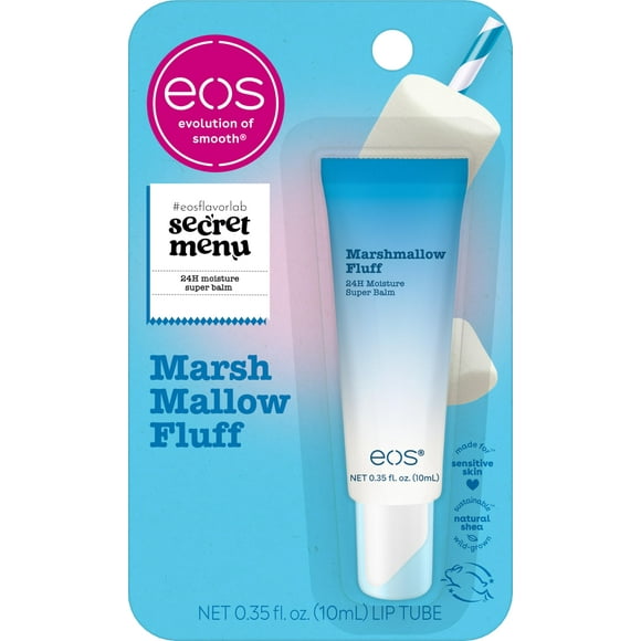 Bálsamo labial eos 24H Moisture Super Balm Malvavisco Fluff 10 ml