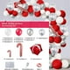 thumbnail image 2 of Christmas Balloon Wreath Arch Kit, Red Silver White, Festive Party Decorations, Different Size Decorations,Gift, 2 of 5