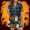 Navy, variant on Halloween Pajamas Halloween Satin Print Button Short Sleeve Pajamas for Women Set