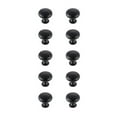 thumbnail image 1 of Elegant Decor KB2002-MB-10PK 1.2 Po Dia. Cadon Multipack Bouton Champignon, Noir Mat - Lot de 10, 1 of 3