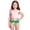 Green, variant on Girls Swimwear with Ice Print Two Piece Swimsuit and Swim Trunks for Kids Summer Beach Long Sleeve Swimsuit Girls Swimsuit for Bikini Girl 12 Girl Short Swimsuit Anime Bathing Suit