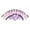 Purple, variant on 50 Pieces Ear Stretching Kit 14G-00G Acrylic Tapers and Plugs Silicone Tunnels Ear Gauges Expander Set Body Piercing Jewelry