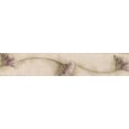 thumbnail image 2 of Grandes Fleurs Violettes Beige Vintage Papier Peint Bord Rétro Design, Rouleau 15' x 5,5'', 2 of 3