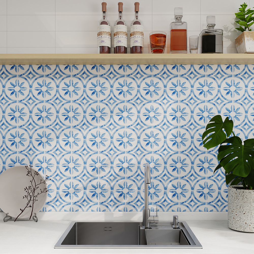 20 Sheet Peel and Stick Backsplash Tiles,Waterproof Self Adhesive Tile,Removable Vinyl Tile Sticker for Kitchen,Bathroom,Laundry Room ，RV 12" x 12"
