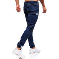 thumbnail image 2 of fvwitlyh Wide Leg Jeans Men's Skinny Black Stretch Ripped Tapered Leg, 2 of 5