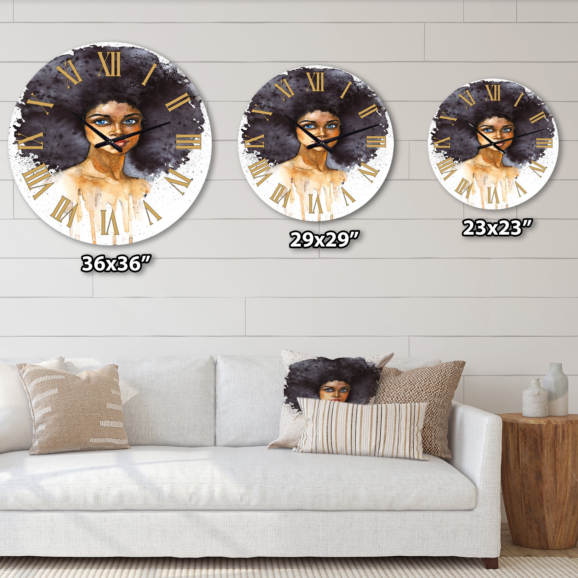 Designart 1 in Quartz Modern/Contemporary Wall Clock