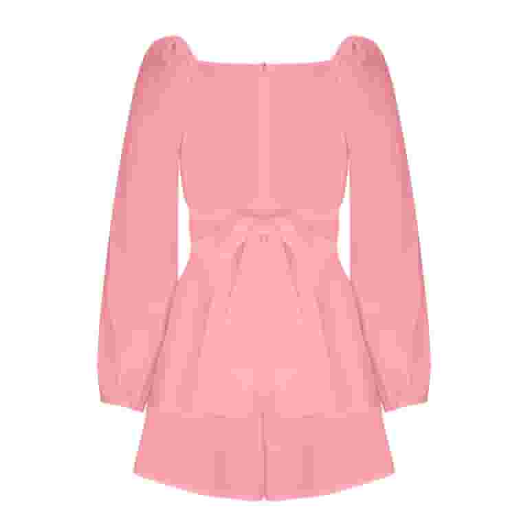 Bowknot Flounce Long Sleeve Dresses Bowknot Flounce Long Sleeve Dresses