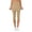 Khaki, variant on KHONTS Women's Yoga Skirted Capri Leggings Golf Tennis Pants with Skirt for Running Workout Active White XL