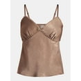 thumbnail image 5 of No Boundaries Woven Cami Top with Lace Trim and Bow, Women's, 5 of 5