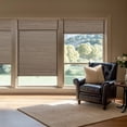 thumbnail image 4 of Keego Roman Shades for Windows Cordless Blackout Roman Window Shades Blinds 100% Natural Linen Hand-Made Roman Shade - DarkGray (with Lining, Block 40%-50% Light) - 53"W x 60"H, 4 of 7