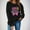 B Black, variant on 100 Days Of School Sweatshirts Girls Long Sleeve Crewneck Tops Pencil Letter Print Shirts Casual School Theme Sweatshirt Black M