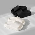 thumbnail image 4 of QHFBli Women's Platform Slides Sandals Ultra Comfort with Cushion Thick Sole, 4 of 5