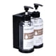 thumbnail image 4 of Dispensador de ducha de loción Contenedores de champú para baño Prensa manual Botella de loción Inodoro de hotel Dispensador de champú de fácil limpie Borrar 2 ranuras, 4 of 8