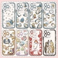 thumbnail image 2 of Funda de teléfono mofusand cat para iPhone, funda transparente bonita para iPhone 15, 14, 13, 12, 11, Mini Pro Max, X, XR, XSMax, 6S, 6, 7, 8 Plus, SE20, 2 of 5