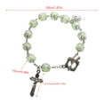 thumbnail image 2 of Auto Rosary Beads Catholic Christ Crucifix Divine Mercy Gift for Women Men, 2 of 8
