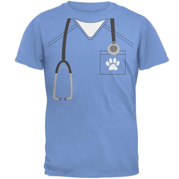 Halloween Vet Veterinarian Scrubs Costume Mens T Shirt